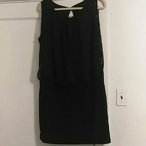 Scarlet beautiful black dress with sequence